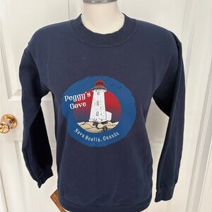 Gildan Navy Blue Peggy's Cove Sweatshirt